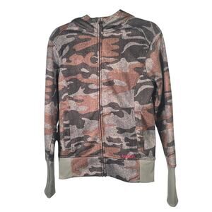 Burton DryRide Colombo Camo Full Zip Hoodie • Women M